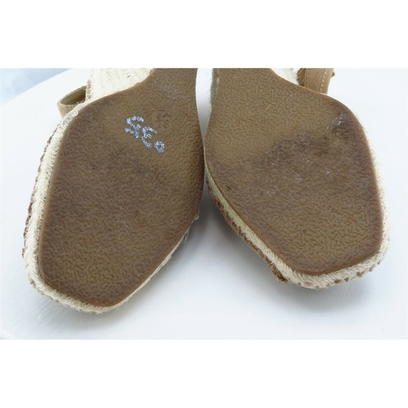 Bandolino Women Sz 6.5 M‎ Brown Wedge Leather,Suede Shoes - Picture 7 of 8